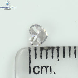 GIA Certified 0.25 CT Heart Diamond Pink Color Natural Loose Diamond (3.97 MM)