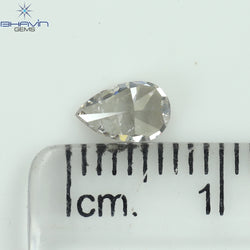 GIA Certified 0.51 CT Pear Diamond Pinkish Brown Color Natural Loose Diamond (6.27 MM)