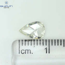 0.80 CT Pear Shape Natural Diamond White Color VS1 Clarity (8.65 MM)