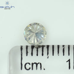 0.30 CT Round Shape Natural Loose Diamond White Color SI1 Clarity (4.34 MM)