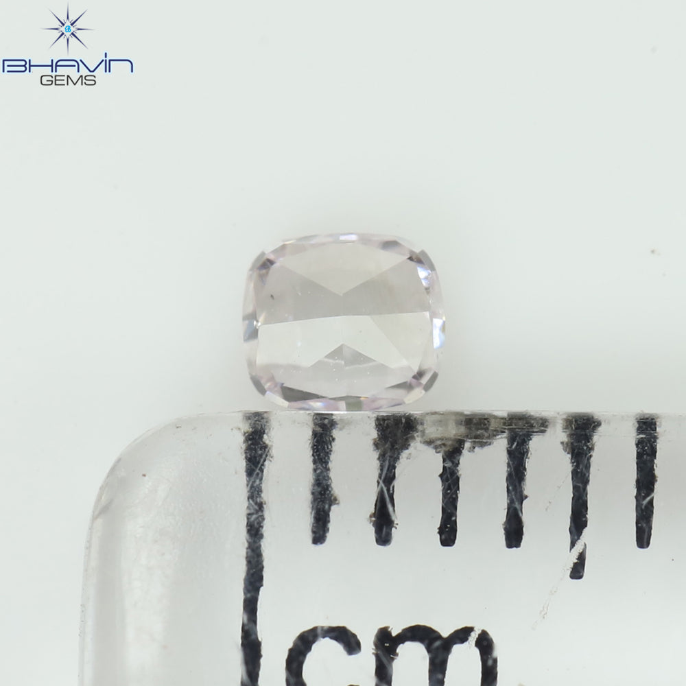 0.14 CT Cushion Shape Natural Diamond Pink Color VS1 Clarity (3.14 MM)