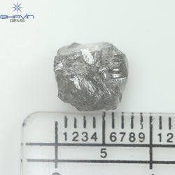 2.52 CT Rough Shape Natural Diamond Salt And Pepper Color (7.88 MM)
