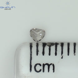 0.06 CT Heart Shape Natural Diamond Pink Color SI1 Clarity (2.55 MM)