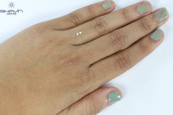 0.17 CT Pear Shape Natural Diamond Yellow Color SI2 Clarity (4.60 MM)