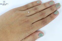 0.14 CT Marquise Shape Natural Loose Diamond Pink Color I1 Clarity (4.90 MM)