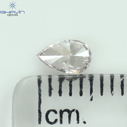GIA Certified 0.26 CT Pear Diamond Pink Color Natural Loose Diamond (5.37 MM)