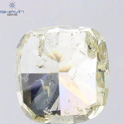 1.81 CT Cushion Shape Natural Diamond Yellow Color I2 Clarity (6.30 MM)
