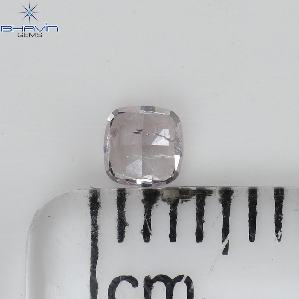 0.18 CT Cushion Shape Natural Diamond Pink Color SI2 Clarity (2.75 MM)