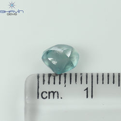 0.49 CT ラフシェイプ ナチュラル ダイヤモンド ピンク色 I3 クラリティ (4.90 MM)
