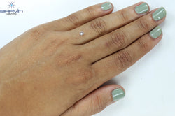 0.15 CT Radiant Shape Natural Diamond Pink Color VS2 Clarity (3.20 MM)
