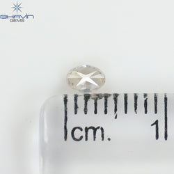0.15 CT Oval Shape Natural Diamond White Color SI1 Clarity (3.63 MM)