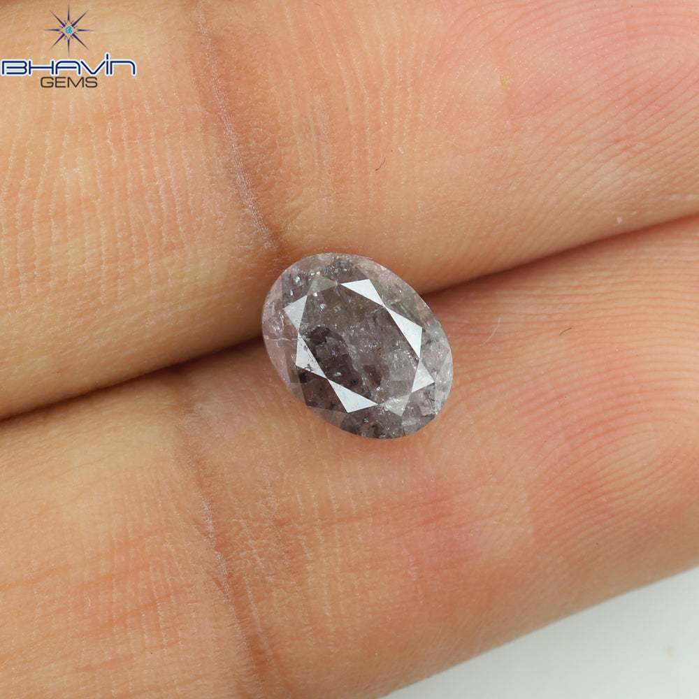 0.18 CT オーバル シェイプ ナチュラル ダイヤモンド ピンク カラー VS2 クラリティ (3.95 MM)