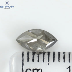 0.73 CT Marquise Shape Natural Loose Diamond Black (Salt And pepper) Color I3 Clarity (8.10 MM)