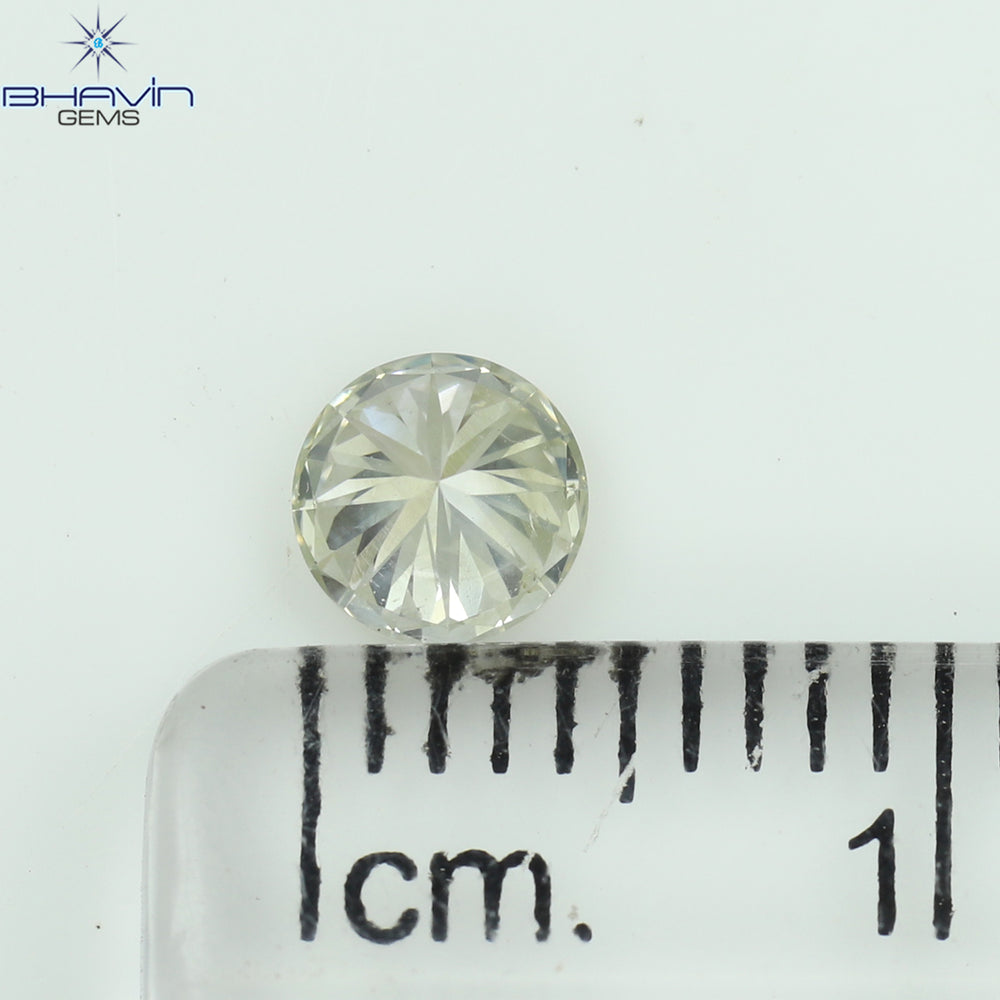 0.40 CT Round Shape Natural Loose Diamond White Color SI2 Clarity (4.68 MM)