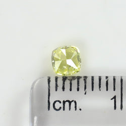 0.46 CT Cushion Shape Natural Diamond Yellow Color I2 Clarity (4.15 MM)