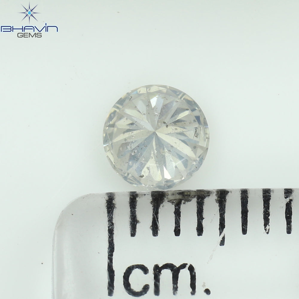 0.41 CT Round Shape Natural Loose Diamond White Color SI2 Clarity (4.80 MM)