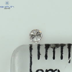 0.02 CT Round Shape Natural Diamond Pink (Argyle) Color VS2 Clarity (1.44 MM)