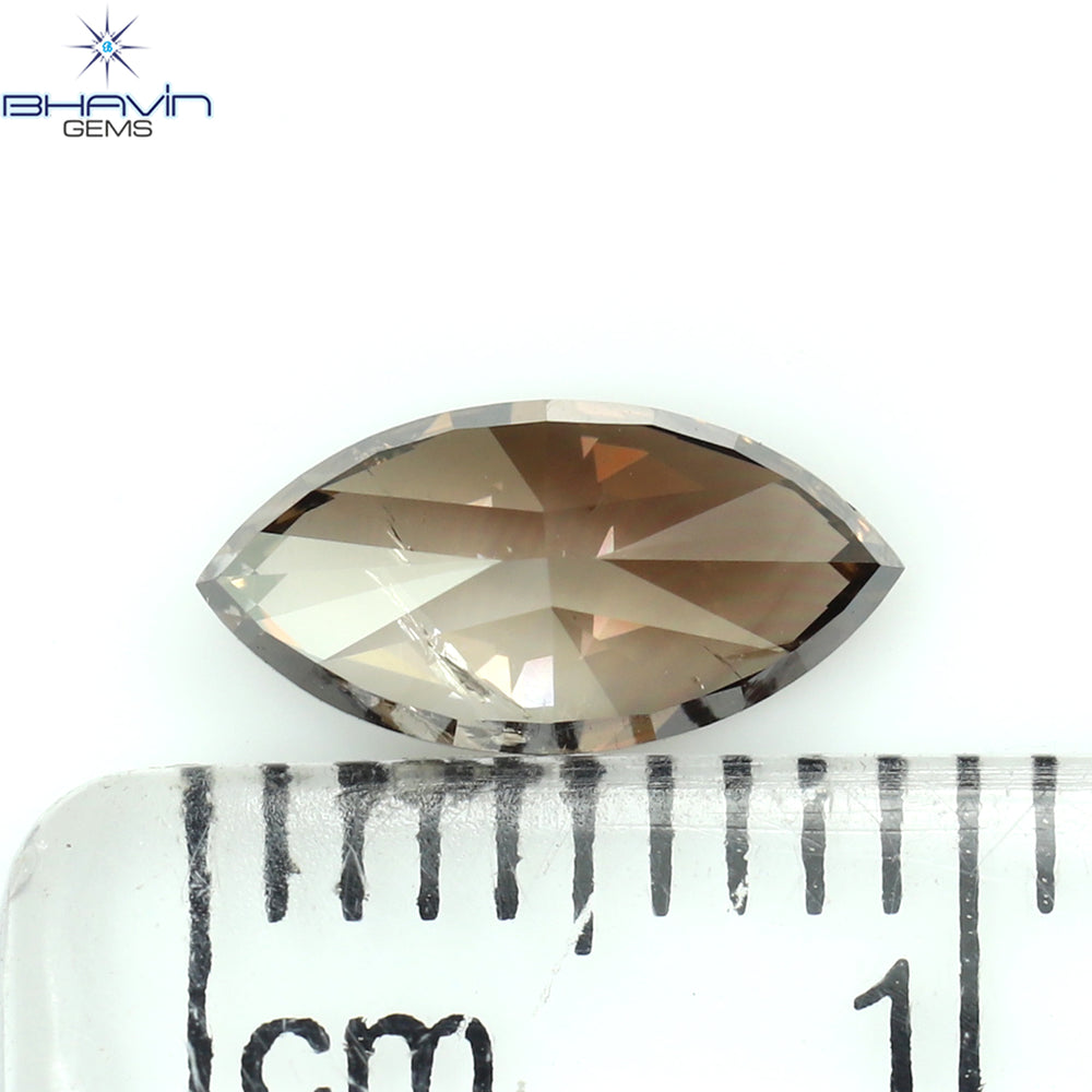 1.01 CT Marquise Shape Natural Loose Diamond Brown Color I1 Clarity (9.23 MM)