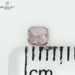 0.15 CT Cushion Shape Natural Diamond Pink Color I1 Clarity (3.09 MM)