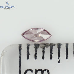 0.05 CT Marquise Shape Natural Loose Diamond Pink Color SI2 Clarity (3.90 MM)