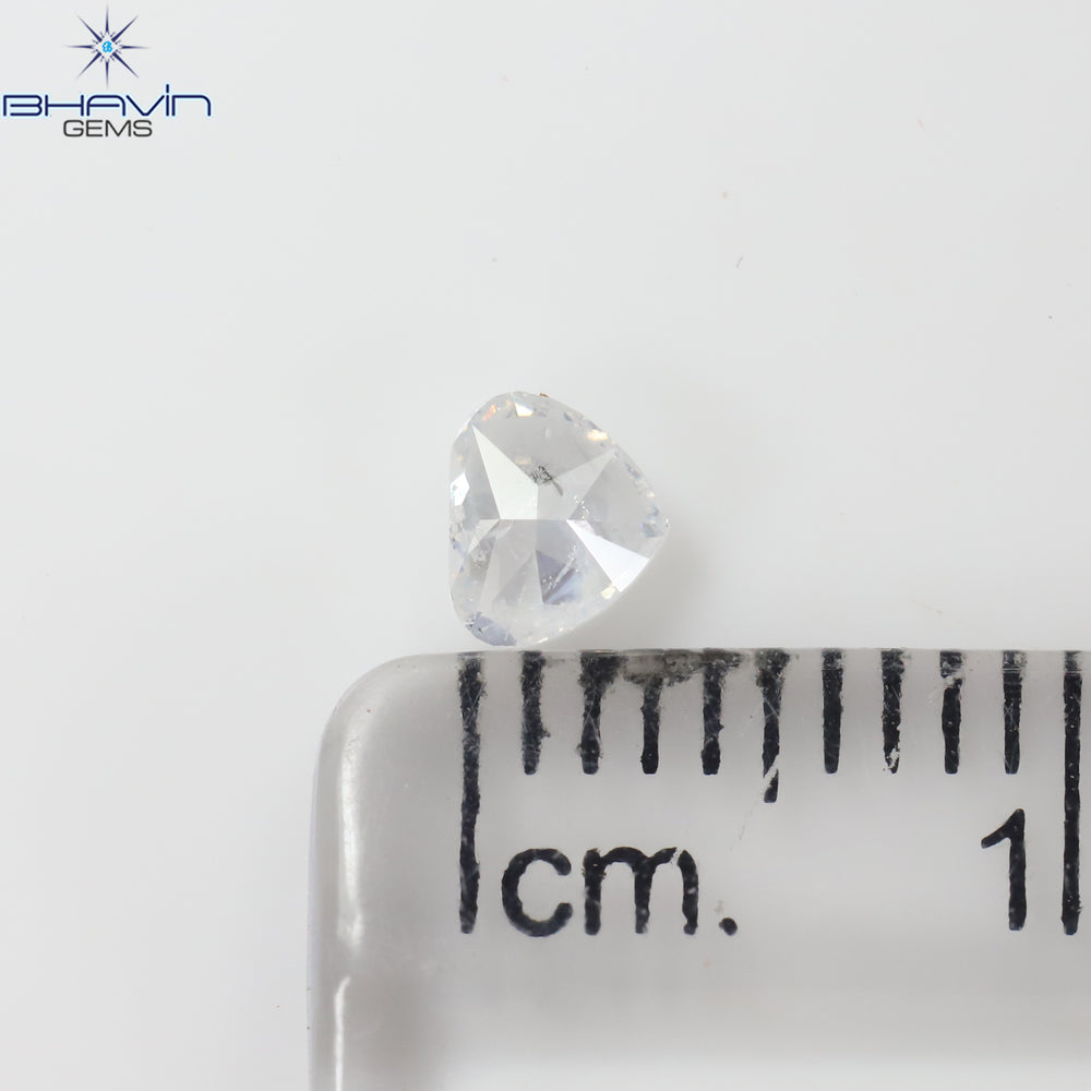 0.25 CT Heart Shape Natural Diamond White Color I1 Clarity (4.28 MM)