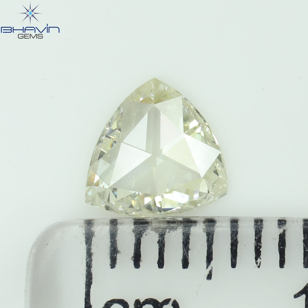 0.35 CT Triangle Shape Natural Diamond White Color SI1 Clarity (6.05 MM)