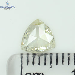 0.35 CT Triangle Shape Natural Diamond White Color SI1 Clarity (6.05 MM)