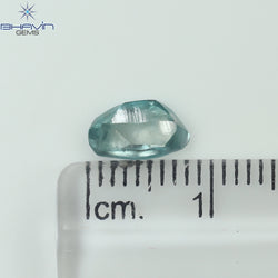 0.49 CT ラフシェイプ ナチュラル ダイヤモンド ピンク色 I3 クラリティ (4.90 MM)