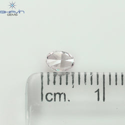 0.26 CT Oval Shape Natural Diamond Pink Color VS2 Clarity (4.71 MM)