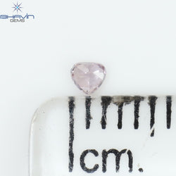 0.04 CT Heart Shape Natural Diamond Pink Color SI2 Clarity (2.05 MM)
