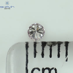 0.04 CT Round Shape Natural Diamond Pink Color SI1 Clarity (1.75 MM)