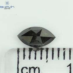 0.44 CT Marquise Shape Natural Loose Diamond Salt And pepper Color I3 Clarity (6.76 MM)