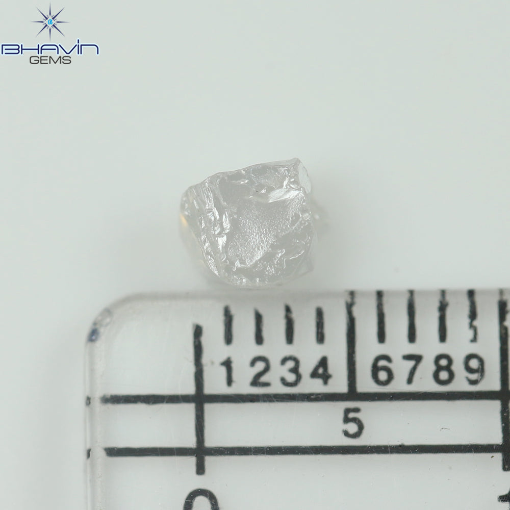 0.85 CT Rough Shape Natural Diamond White Color (4.91 MM)