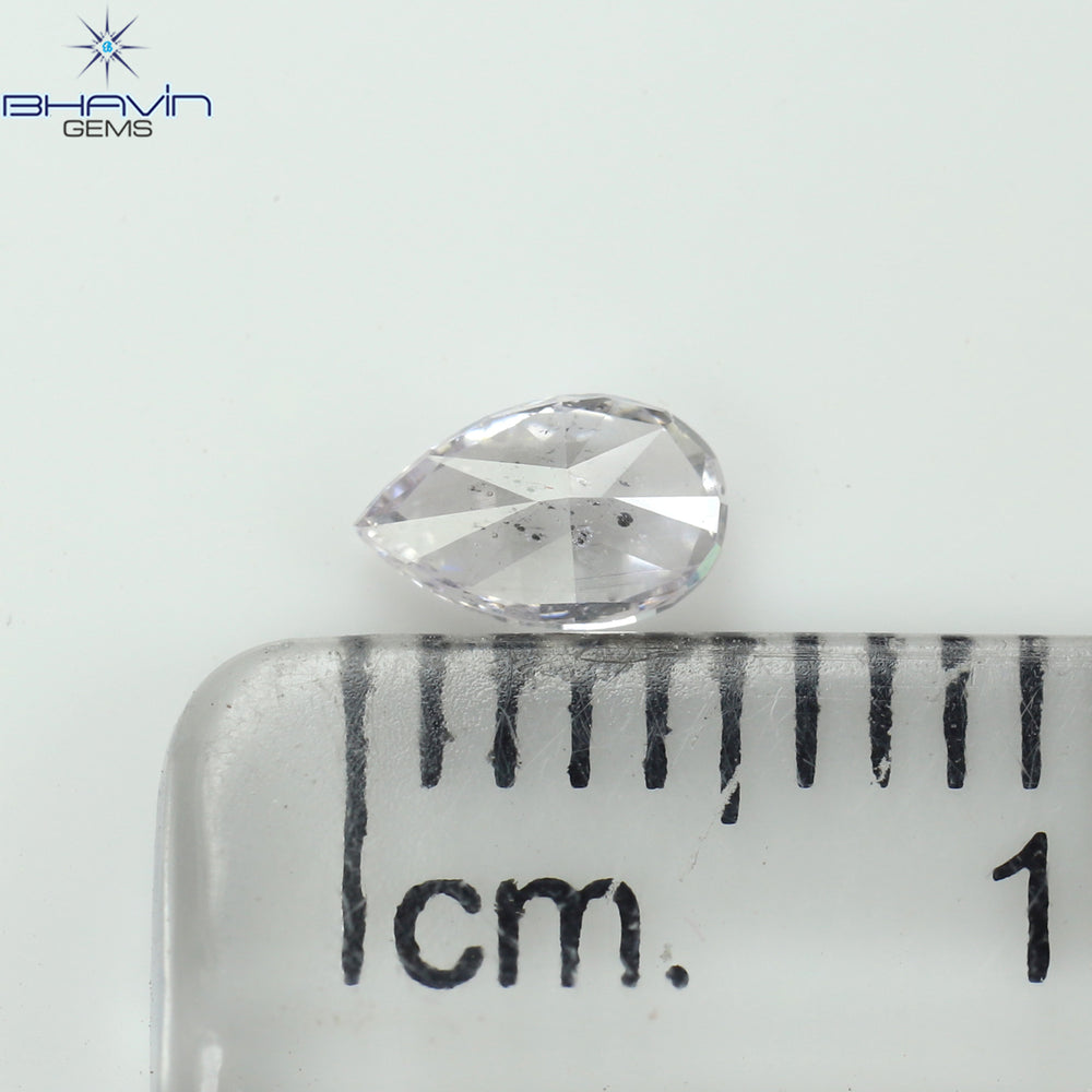 GIA Certified 0.25 CT Pear Diamond Pink Color Natural Loose Diamond (5.03 MM)