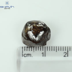 14.78 CT Rough Shape Natural Loose Diamond Brown Color I3 Clarity (14.00 MM)