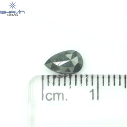 0.67 Pear Shape Natural Diamond Blue Color I3 Clarity (7.05 MM)