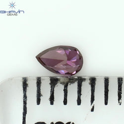 0.07 CT Pear Shape Natural Diamond Pink Color VS2 Clarity (3.22 MM)