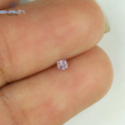 0.05 CT Cushion Shape Natural Diamond Pink Color I2 Clarity (2.10 MM)