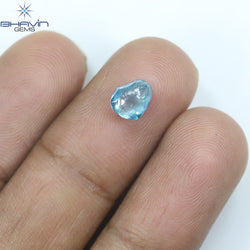 0.49 CT ラフシェイプ ナチュラル ダイヤモンド ピンク色 I3 クラリティ (4.90 MM)