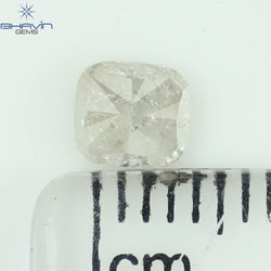 0.05 CT クッションシェイプ 天然ダイヤモンド ピンクカラー VS2 クラリティ (2.28 MM)