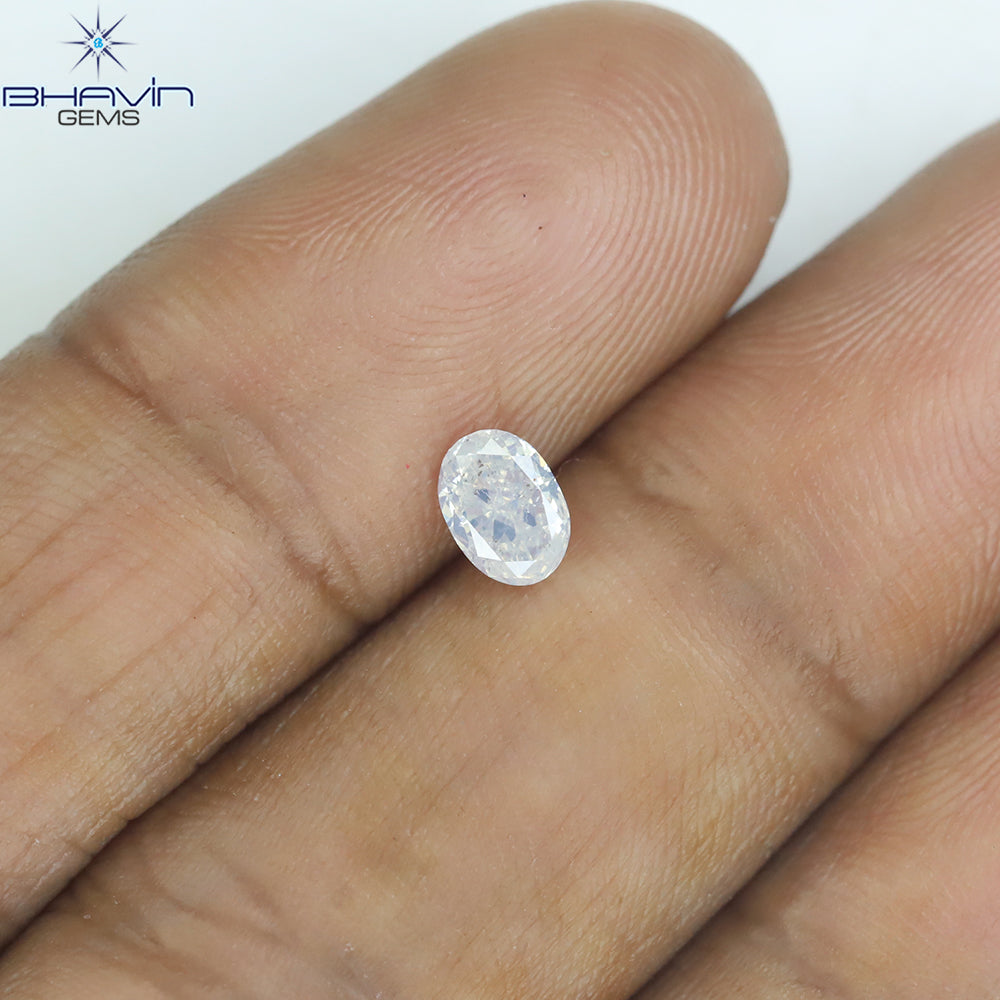 0.40 CT Oval Shape Natural Diamond White Color SI2 Clarity (4.90 MM)