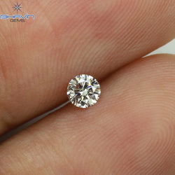 0.12 CT Round Shape Natural Diamond Pink Color SI1 Clarity (3.28 MM)