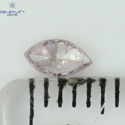 0.14 CT Marquise Shape Natural Loose Diamond Pink Color I1 Clarity (4.90 MM)