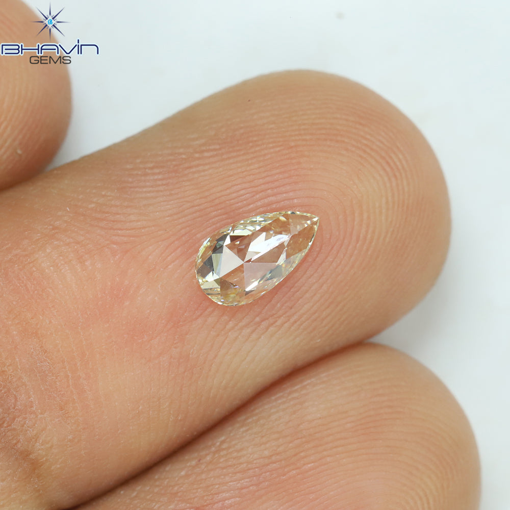 0.23 CT Pear Shape Natural Diamond White Color VS1 Clarity (6.27 MM)