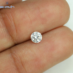 0.25 CT Round Shape Natural Loose Diamond White Color SI1 Clarity (4.04 MM)