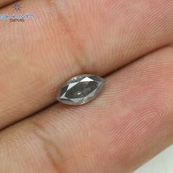 0.73 CT Marquise Shape Natural Loose Diamond Black (Salt And pepper) Color I3 Clarity (8.10 MM)