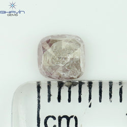 0.05 CT クッションシェイプ 天然ダイヤモンド ピンクカラー VS2 クラリティ (2.28 MM)