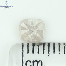 0.05 CT クッションシェイプ 天然ダイヤモンド ピンクカラー VS2 クラリティ (2.28 MM)