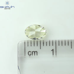 1.01 CT Oval Shape Natural Diamond Yellow Color I1 Clarity (7.00 MM)