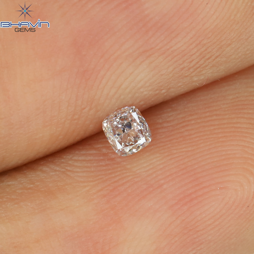 0.09 CT Cushion Shape Natural Diamond Pink Color VS2 Clarity (2.44 MM)
